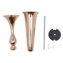 6 Pcs Wedding Centerpieces Vase European Vase Versatile Metal Props 22.2″ Height