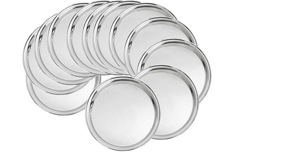 Royal Sapphire Stainless Steel Dinner Plates Dinner Plates Camping Outdoor