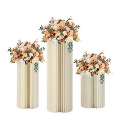 Cylinder Pedestal Wedding Cake Flowers Display Stand Decoration Dessert Table