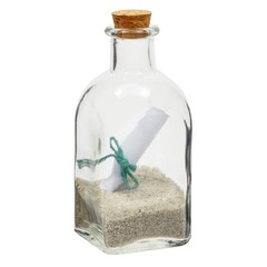 Juvale 12-Pack Mini Glass Bottles with Cork Lids – 4 oz Clear Vintage clear