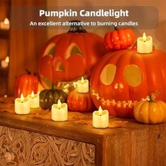 Rechargeable Flameless Candles with Remote Timer, 6pcs LED 6pcs,Smooth
