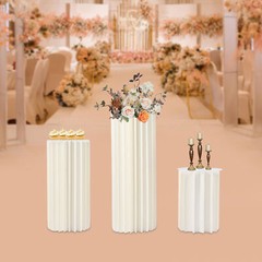 3pc Foldable Cardboard Centerpiece Display,Wedding Centerpieces Cardboard Vases