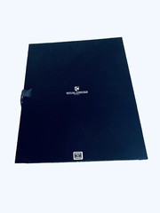 Royal Limited Wedding Album Keepsake Box Silver Tone Cherry Wood Bridal Gift NIB