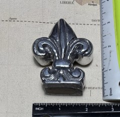 Fleur De Lis Place Card Holder/ Paper Weight •Brinson & Collins•Handcrafted•NWOT