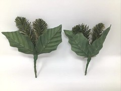 5 Boutonnieres Holly Leaves Gold Berries Greenery Christmas Wedding Bridal Party