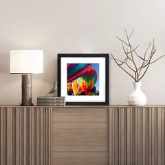 12×12 Frames Display 8×8 Photos with Mat or 12 x 12 Pictures without Mat Blac…