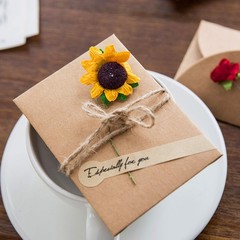 100 Pack Envelopes for Invitation- Brown Kraft 5.25*7.25-V flap, brown
