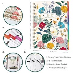 – July 2026 – December 2027, 9» x 11», 18 Monthly 2026-2027 Monthly Planner