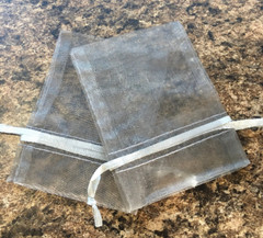 75 Silver Birdseed Bags, Organic Wedding Toss , All Natural, Eco-friendly
