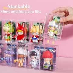 Acrylic Box Clear Display Box with Lid 3.7 x 2.5 x 2.2 Inch Rectangle