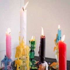 Candlestock Hippie Drippy Drip Candles – Pack of 11 Dripping 1 Of Each Color