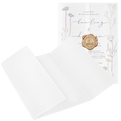Jutieuo 100 Pack Vellum Jackets for 5×7 1 sheet (Pack of 100), Clear white