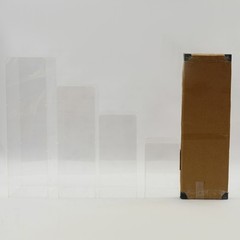 4Pcs Clear Acrylic Pedestal Stands, Display Pedestal for Floral & Cake Display