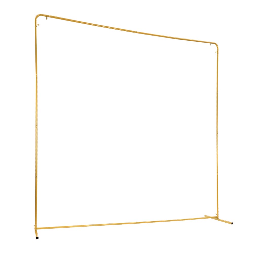 Golden Backdrop Stand, Background Decoration Kit For Wedding/Ceremony/Party