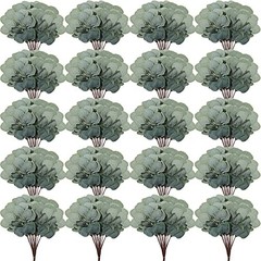 Pieces Artificial Eucalyptus Leaves for Wedding Eucalyptus Leaves Stems 120