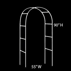 Decorative METAL Wedding ARCH 90″ x 55″ Wedding Party Decorations Supplies SALE