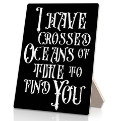 Gothic Wedding Sign, Wedding Wooden Sign Stand 5x7inch, Gothic Wedding Decor,…