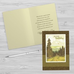 Faithfully Yours Designer Greetings Masculine Birthday Boxed Card Assortment,…