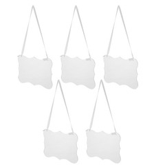 1 Set Clear Reserved Signs for Wedding Chairs – 9×6 Inch Acrylic Hanging Signs