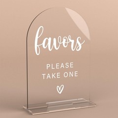 Modern Minimalist Wedding Sign 5×7 – Durable Acrylic Table Decor for Ceremonies