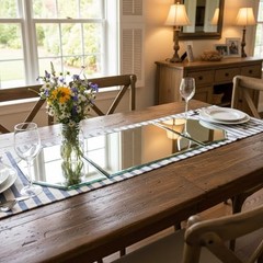 3 Pcs Irregular Glass Mirror Trays for Table – 5mm Thick Beveled