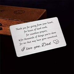 I Love You Dad Christmas Gifts, Thank You Gift for Dads Birthday Thank You Dad