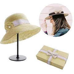 46 PCS Natural Burlap Flowers Set, 3 Rolls Lace Burlap Ribbon and 40 PCS 2