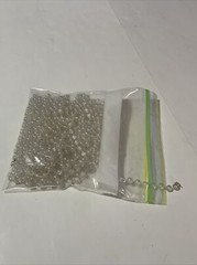 Clear Iridescent Beads On A String 340” Craft Decorating