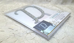 David Tutera Monogram Wedding Cake Topper Letter “D” Rhinestones Silver NIP
