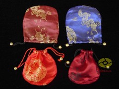 10/25/50/100PCS mixed Brocade Drawstring Jewelry Wedding Pouches Purse Coin Bags