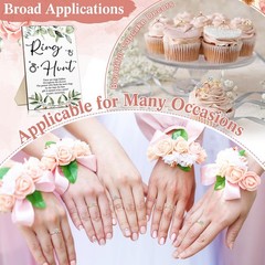 Bucherry Bridal Shower Games with Rings Funny 5.12 x 7.87 x 0.2 inches, Green