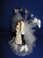 New Wilton «Sweetness» Wedding Cake Top, white coat, black pants # 101-152