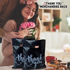100 Count Reusable Black Goodie Bags for Halloween, Weddings & Celebrations