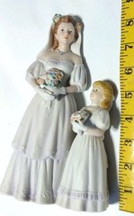 Homco 1405 «Bride’s Day» Figurine Bisque Finish Malaysia B2