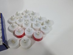 Lot of 50 Battery Operated NOT INCLUDED! Flickering Mixed LED Tealights Light