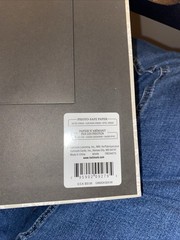 Hallmark Ivory With Black Buckle Bling Rhinestones Wedding Album.
