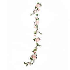 BLUSH 6 ft Artificial Rose Peony Flower Garland Wedding Party Event Decorations