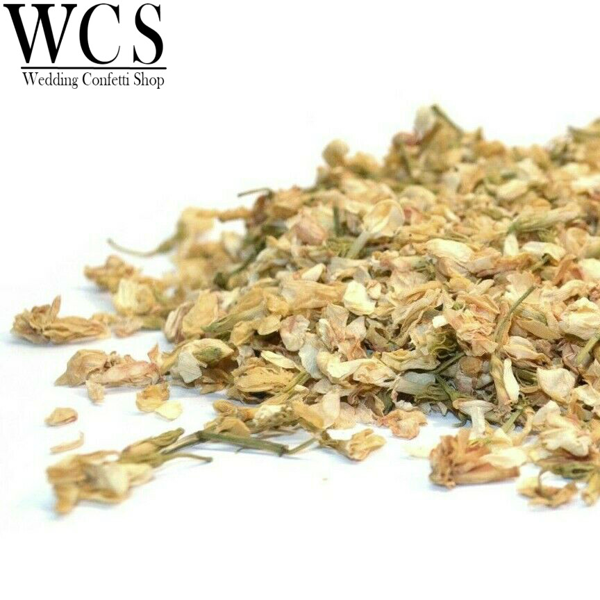 Jasmine Flowers, Natural Wedding Confetti, Wildflower Biodegradable Confetti 1L