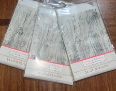 3 Pkgs -24 Count Gartner Studios WEATHERED WOOD FAVOR BAGS Wedding Collection