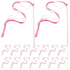 25 Pcs Ribbon Dancer Wand for Kids Toy Wedding Celebration Supplies