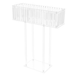 30.7inch Clear Acrylic Flower Stand for Wedding Centerpieces Table decor