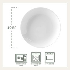 Everyday White 10.5 Inch Dinner Plates 5278228