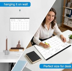 2026 desk calendar 17×12 Inch-Wall & Desk Planner Dual-Use Design,18-Month