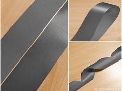 Silver 10mm 16mm 25mm 40mm Satin Ribbon For Scrapbooking Wedding Wrap Decoration