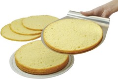 Zenker Stainless Steel Layer Cake Slicing Kit 12 Serrated Knife 3-Piece 7705