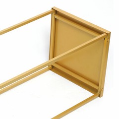 Gold Metal Tabletop Flower Stand 70 Cm Wedding Centerpiece