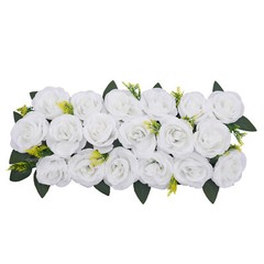 Wedding Dining Table Flower Centerpiece Artificial Rose Flower Arrangement 6Pcs