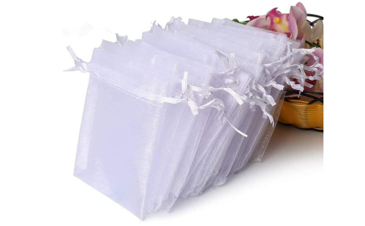 Wedding Favor Bags Premium Sheer Organza Bag Jewelry Christmas Festival 100 Pack