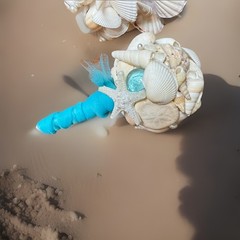 Natural Seashell Wedding Bouquet, Forever Keepsake, Beautiful One Of A Kind