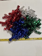8 Count 6” Large Curly Bows for Gift Wrapping Curling Ribbon Assorted